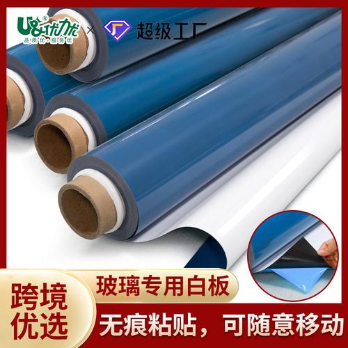 不伤墙的智慧之选 可移除磁性玻璃白板墙贴，让办公家用两相宜